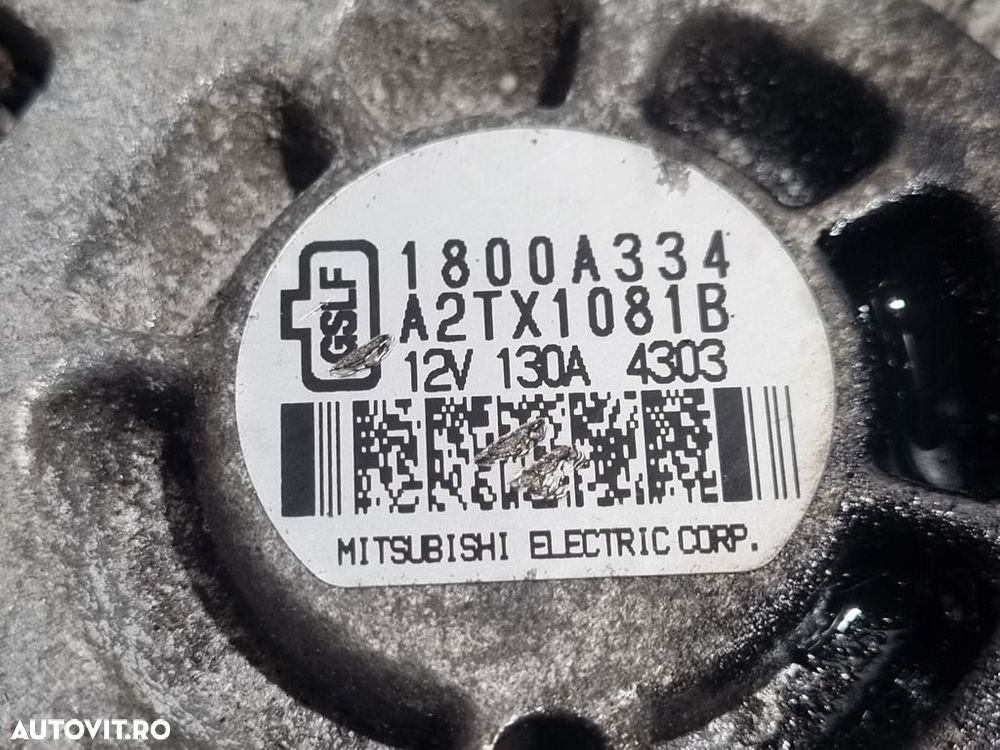 Alternator Mitsubishi ASX Facelift 2012 1.8 D 2012 - 2015 150CP 1789CC 4N13 Euro5 (1150) ... - 4