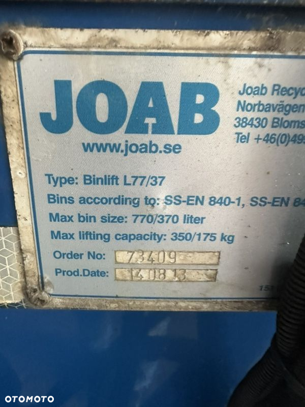Scania P370 6X2 EURO6 Smieciarka JOAB dwukomorowa - 34