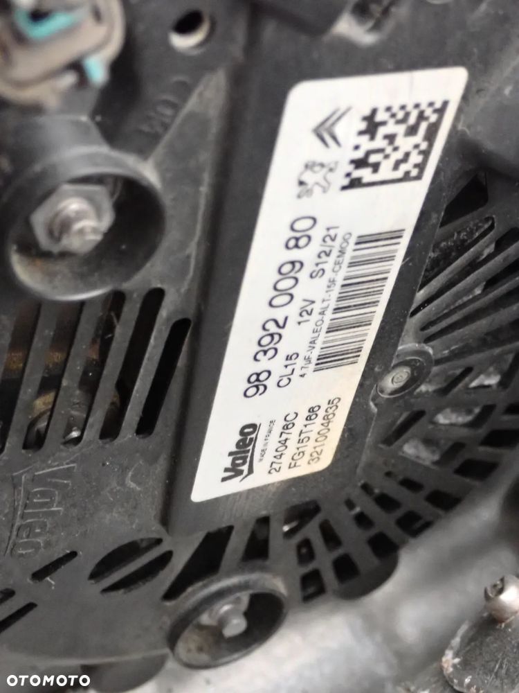 PEUGEOT 3008 II OPEL GRANDLAND X 1.6 THP ALTERNATOR 9839200980 - 3