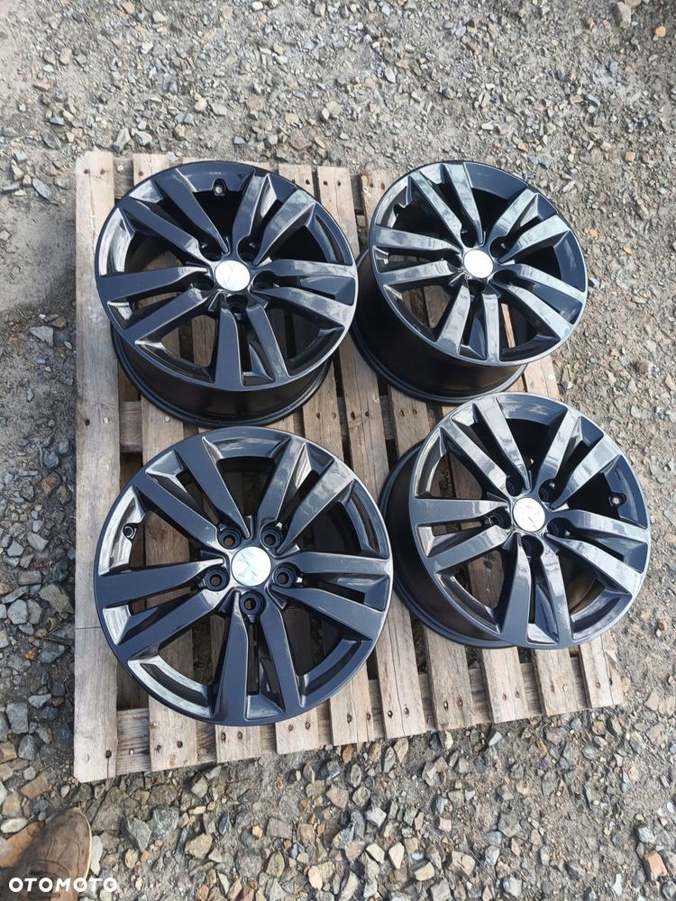 peugeot 308 t9 felgi 16" 5x108 et44 7.0j jak nowe grafit 9677989577 - 1