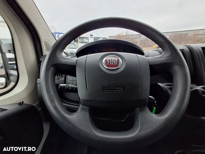 Fiat Ducato cabinato 2.3mjet 131cp cabina de dormit si prelata euro 6 - 14