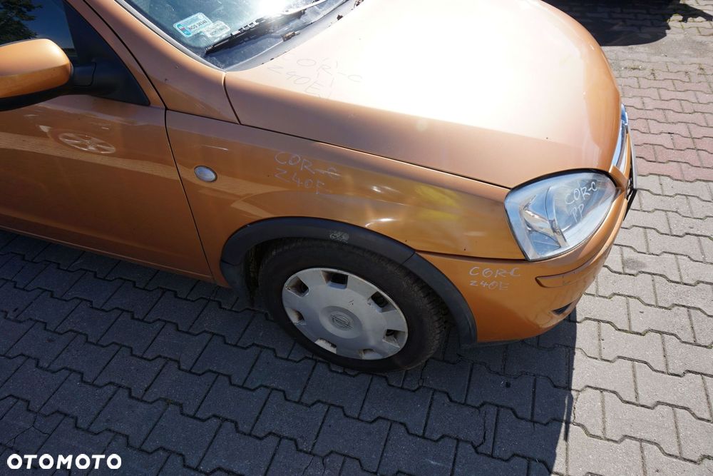 MASKA ZDERZAK BŁOTNIKI LAMPY CORSA C III Z40E  OPEL 1999-2003 ZŁOTY PRZÓD KOMPLETNY - 14