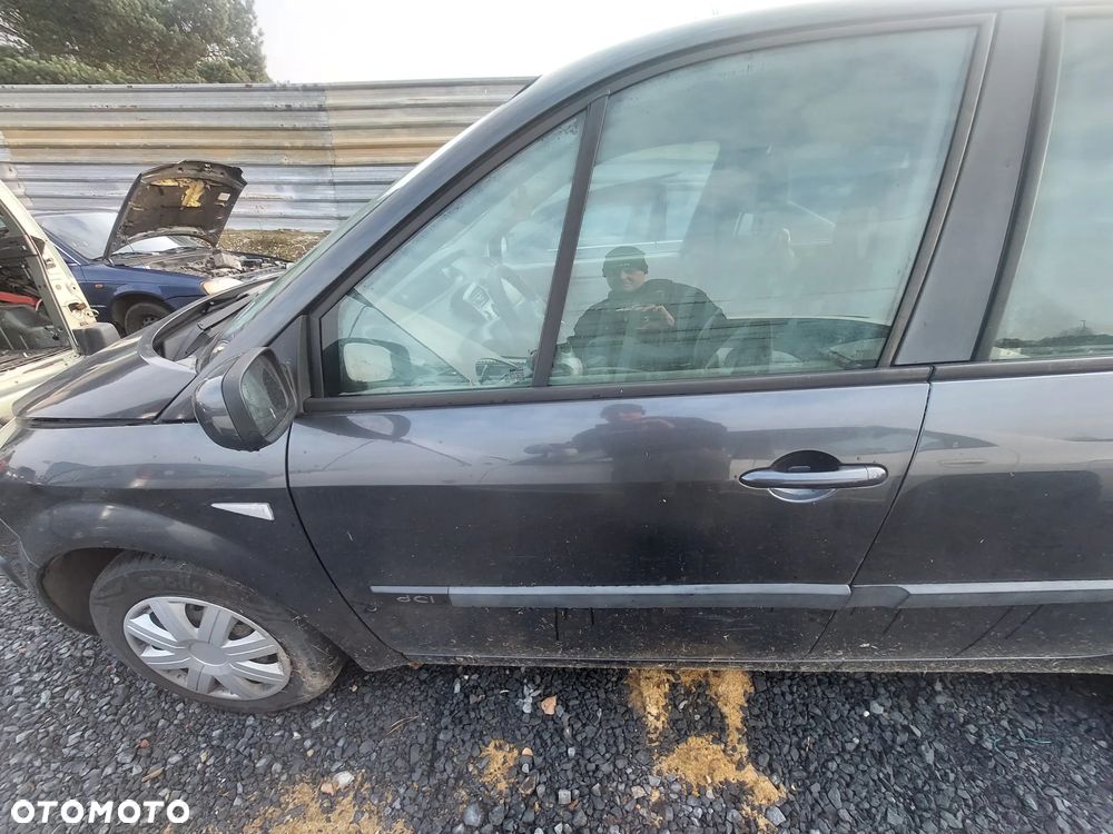 RENAULT SCENIC II DRZWI LEWY PRZÓD PRZEDNIE LEWE KOMPLETNE TEB66 43/10 - 1