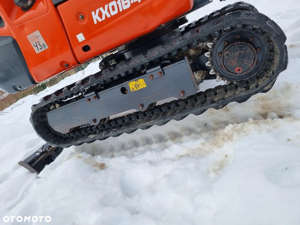 Kubota KX016-4 Koparka Gąsienicowa 2 tony. DEKRA aktualna do 2026r. Rozsuwane Hydr. podwozie! Sprowadzona z Norwegii! Zero luzów i wycieków. Maszyna jak Nowa z Salonu! 2017rok. Pełna Dokumentacja. Gąsienice bez zużycia! Łyżka Skarpowa Nowa! Szybkozłącze! Okazja Tanio! Dodatkowa Linia Hydr. na młot i wiertnice - 23