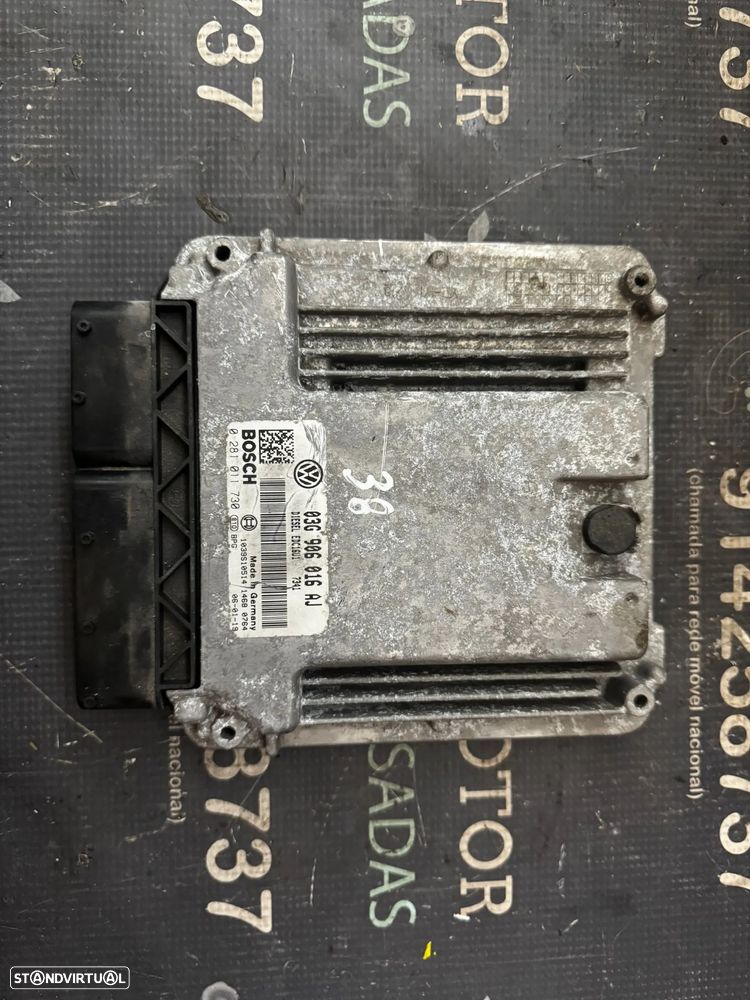 Centralina usada BOSCH 03G906016AJ SEAT LEON 1P 2.0 TDI 140CV BKD - 1