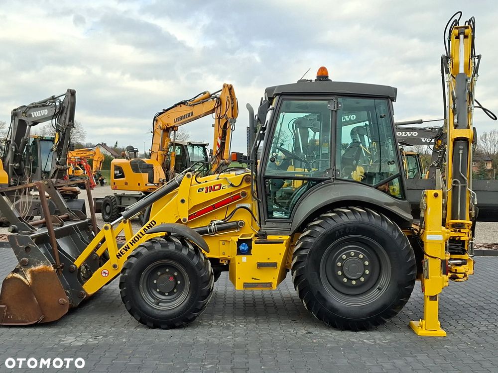 New Holland B110 C / Joystick / Koparko Ładowarka / - 10