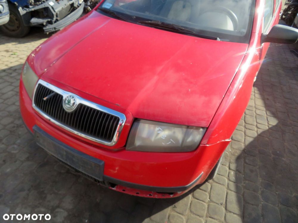 MASKA ZDERZAK BŁOTNIKI LAMPY FABIA I 6Y 8151  SKODA 1999-2004 CZERWONY CORRIDA PRZÓD KOMPLETNY - 3