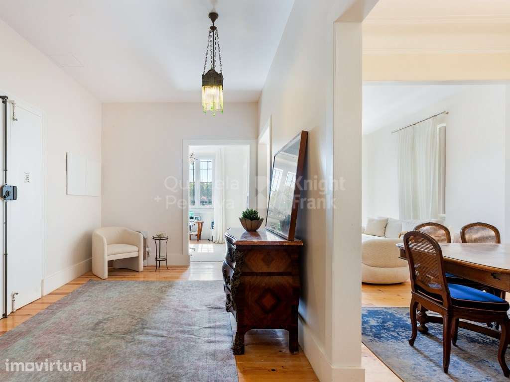 Apartamento T4 com pátio para arrendamento na Lapa - Grande imagem: 4/25