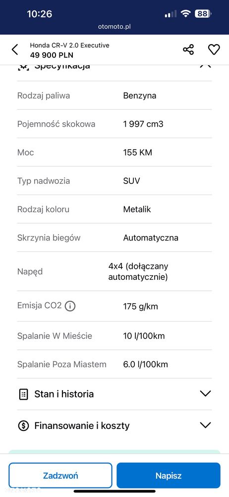 Honda CR-V 2.0i-VTEC 4WD Automatik Executive - 10