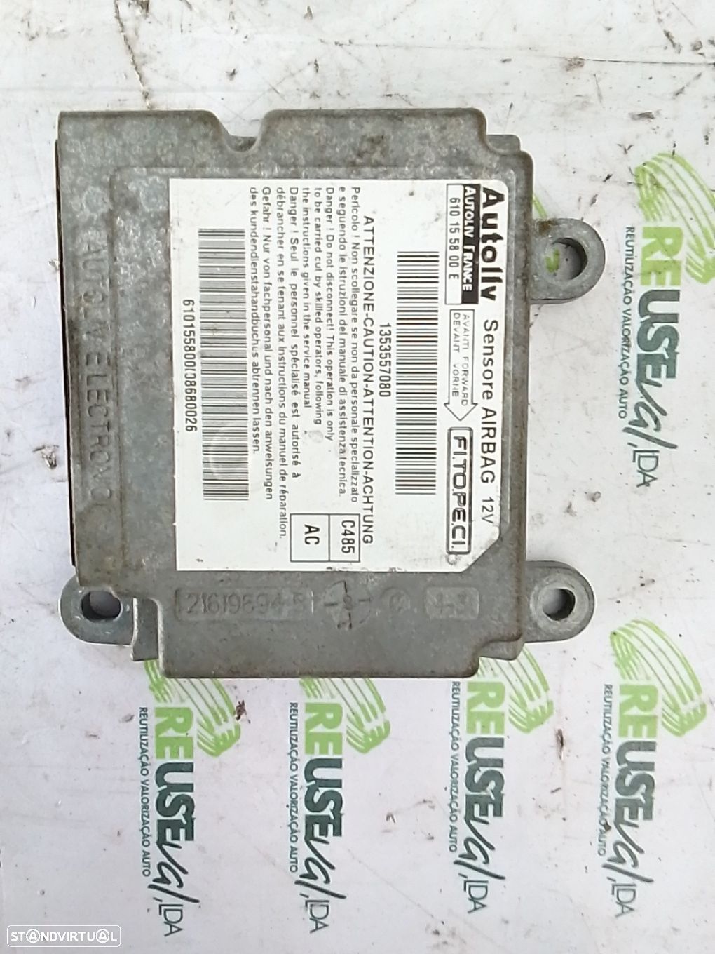 Centralina De Airbags Fiat Fiorino Caixa/Combi (225_) - 1