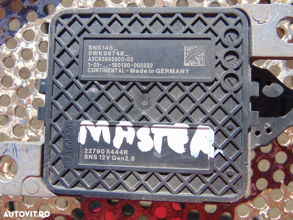 Senzor nox Renault Master 2.3 euro 6 Opel Movano Nissan nv400 cod 227905444r sonda lambda noxe - 3