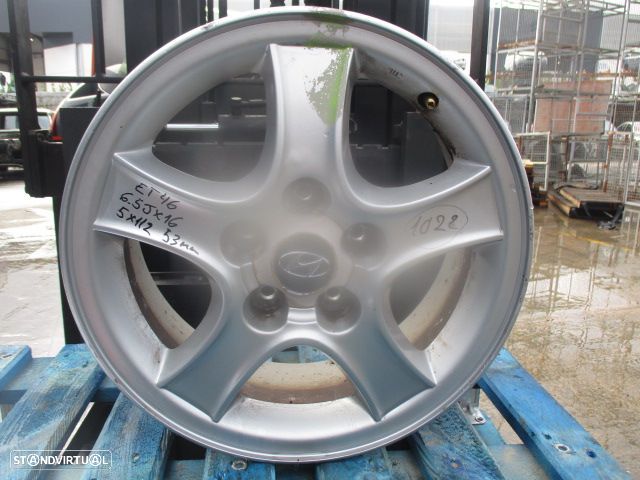 Jogo De Jantes 52910263000 HYUNDAI SANTA FE I  2005 2.0CRDI 16V TURBO  125CV 5P PRETO 46 6.5Jx16 5X112 53MM - 1