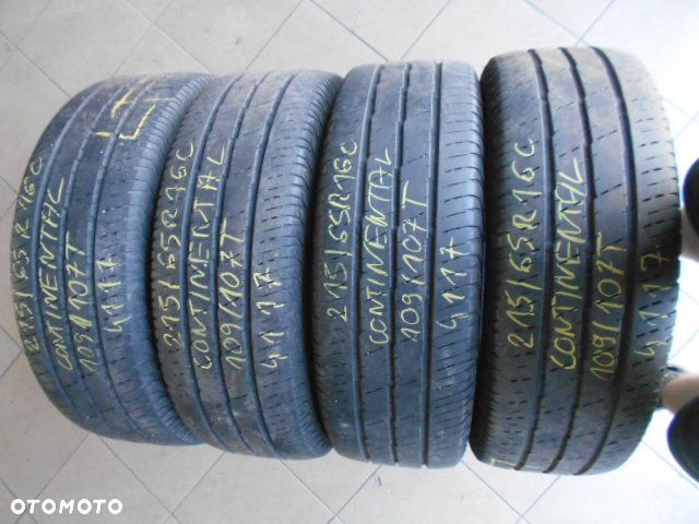 Opony 215/65r16c continental vanco 2 6,4mm lato komplet - 1