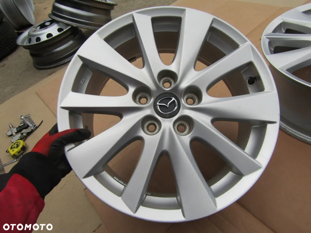 4x Felgi 17 Mazda 3 5 6 CX-3 CX-5 CX-7 MX-5 7j 5x114,3 ET50 / oryginał - 15