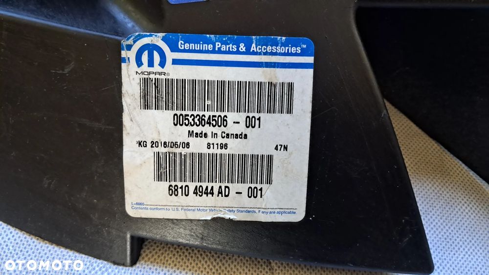 DODGE RAM 1500 ŚLIZG ZDERZAKA PRAWY PRZÓD 68104944AD - 4