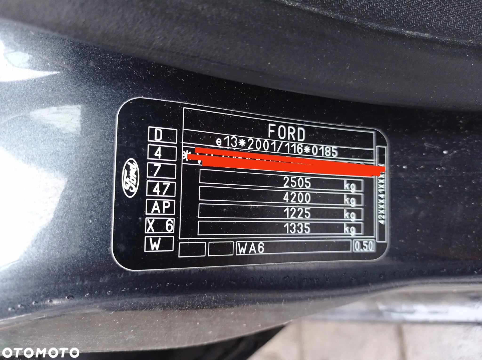 Wszystkie Części Ford Galaxy II 07r 2.0 TDCI X6 - 6