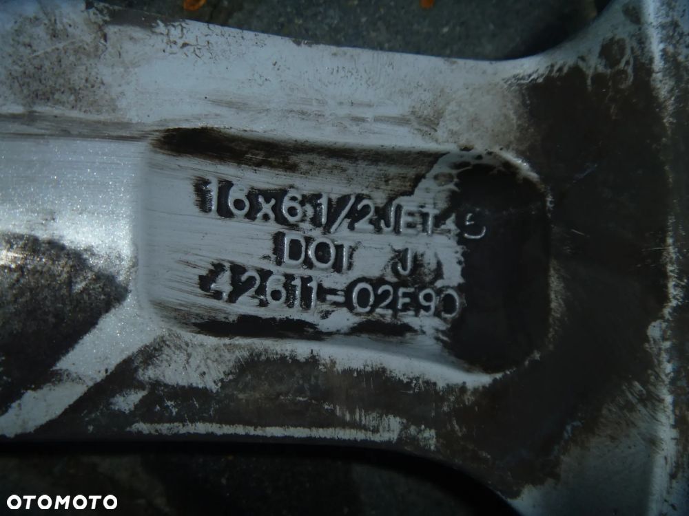 TOYOTA COROLLA E16 E18 AURIS II FELGA ALUMINIOWA 6.5"x16" 5x114.3 42611-02E90 - 3