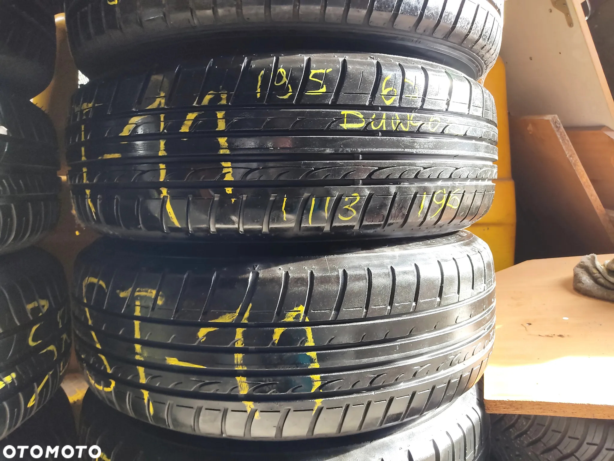 195/65R15 Opony Letnie Lato DUNLOP SP SPORT FASTRESPONSE MO 5x112 Felgi Stalowe STAL 15 Koła Mercedes A W176 B W246 CLA C117 KLASA W169 W245 195/65 5-6mm - 3