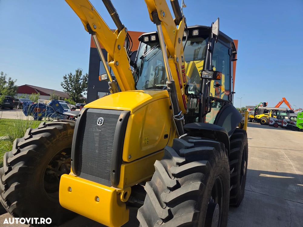 New Holland B115D, NOU, ROTI EGALE, 10t, FULL OPTION, motor 120CP, brat excv extensibil cu inst picon, cupa multifunctioinala 4x1, aer conditionat, masa operationala 10tone, cutie AUTOMATA POWERSHIFT, JOYSTICKURI, posibilitate leasing 5 ani-PROMOTIE 88.900 EUR - 31