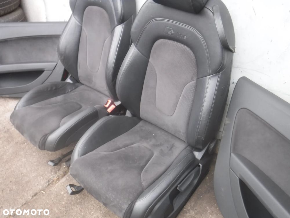 Audi TT 8J Cabrio fotele skory alcantara przod sline s line air bag - 4