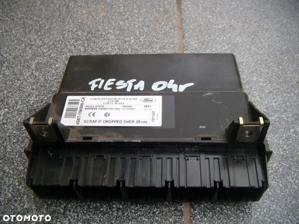 ford fiesta mk6 1.4b 04r moduł komfortu 4s6t-15k600-ca - 1