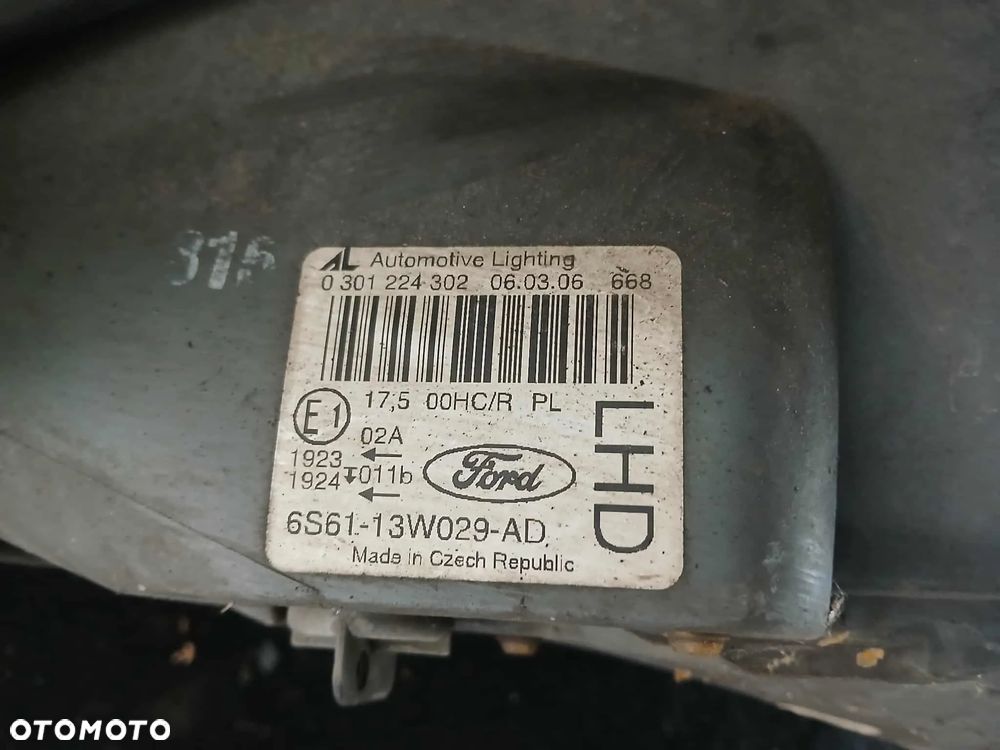 Ford Fiesta Mk6 Lift lampa przednia lewa, prawa - 9