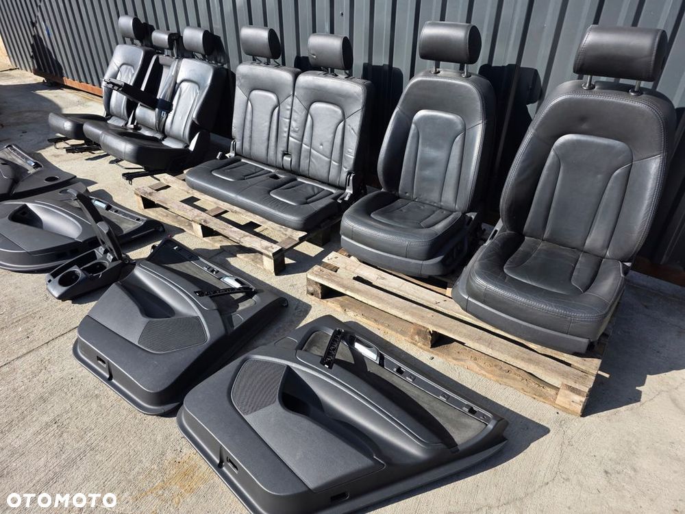 FOTEL FOTELE AUDI Q7 4L 7 OSÓB SKÓRA PODGRZEWANY PRZÓD ELEKTRYKA KOMPLET - 11