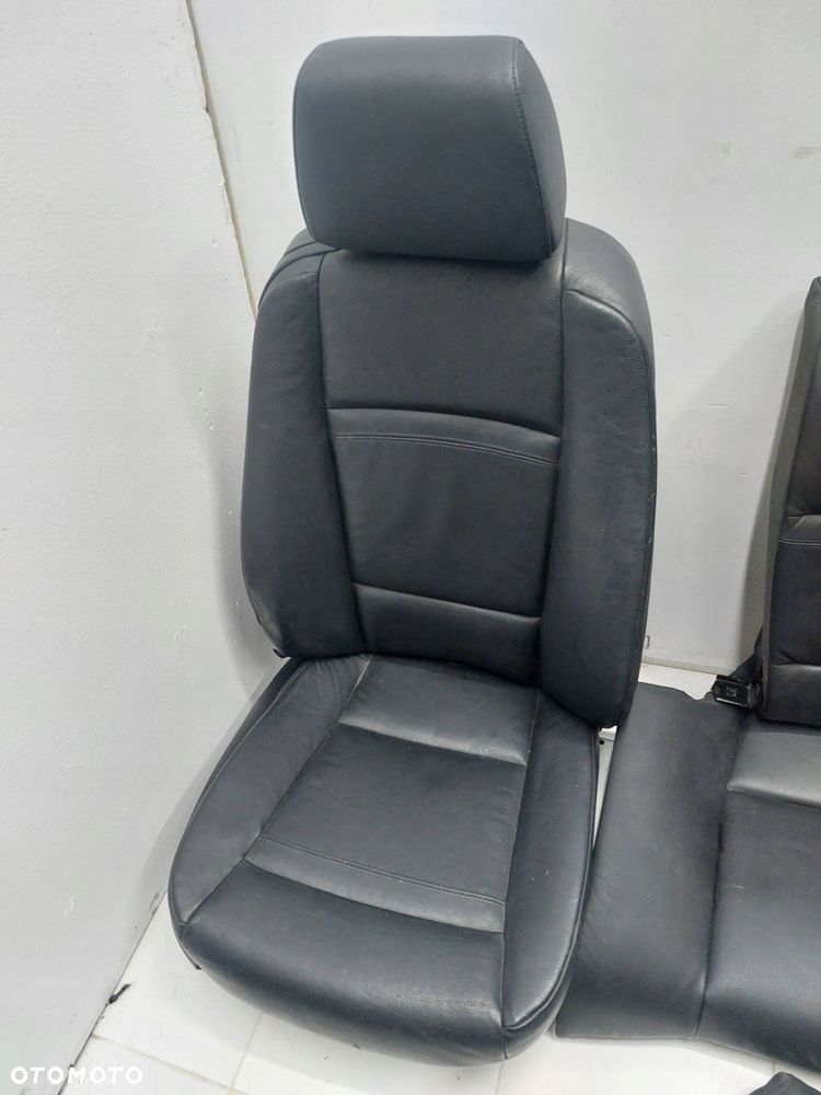 bmw 3 e92 coupe fotel fotele kanapa komplet bmw 3 e92 grzane czarne europa - 3