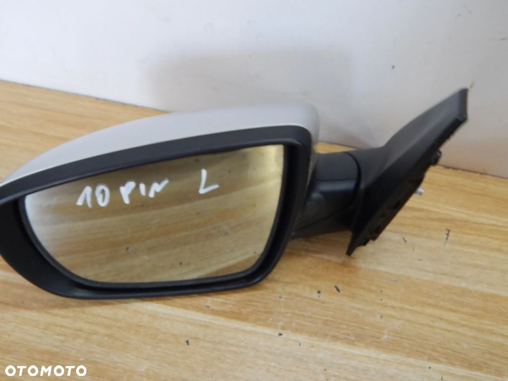 Lusterko przód zewnetrzne kierunek Kia Carens IV 13-19 kolor 3D srebrne 10 pinów Łuków części - 8