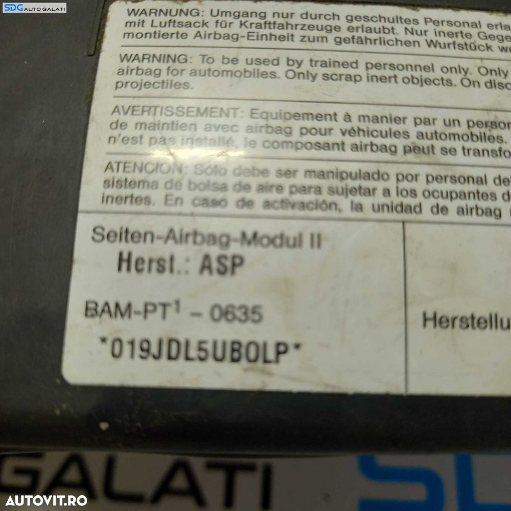 Airbag Scaun Stanga Volkswagen Golf 4 1998 - 2005 Cod 1J4880239 [1205] - 2