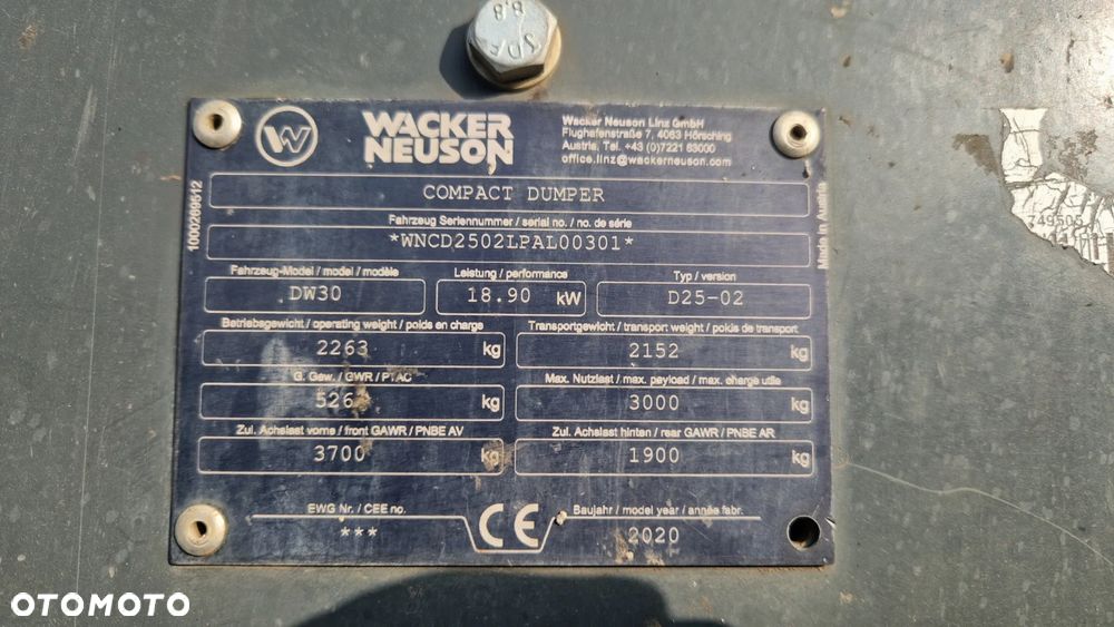 Wacker Neuson DW 30 - 15