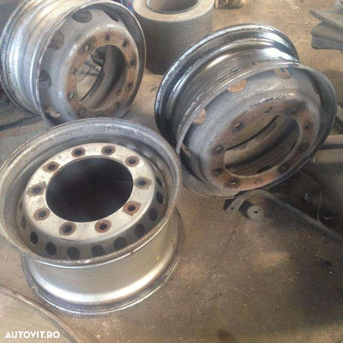 Jante fier / aluminiu pentru autotractoare sau semiremorci dezmembrari - 7