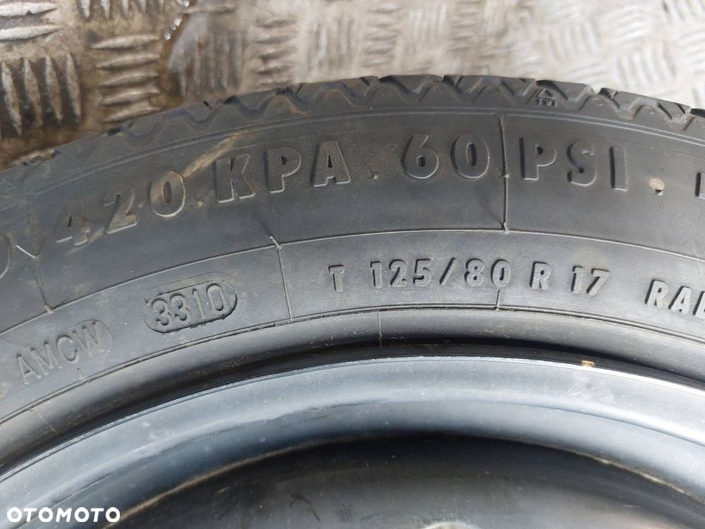 DOJAZDÓWKA UCHO 5x108 4Jx17 ET25 FI63,4 125/80R17 VOLVO V70 III 31302356 - 4
