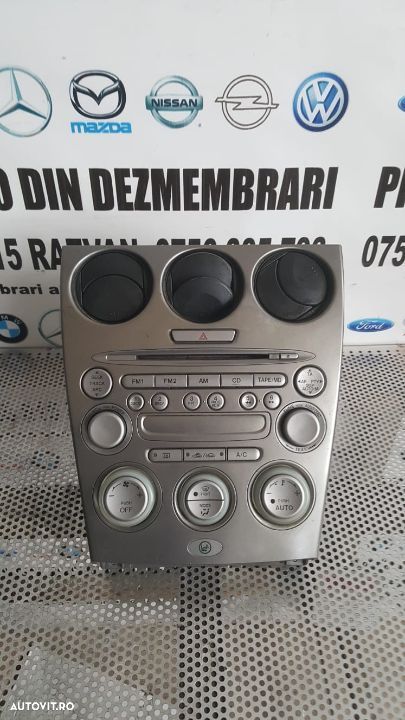 Radio CD Mazda 6 Comnezi Clima Mazda 6 Livram Oriunde In Tara - 1