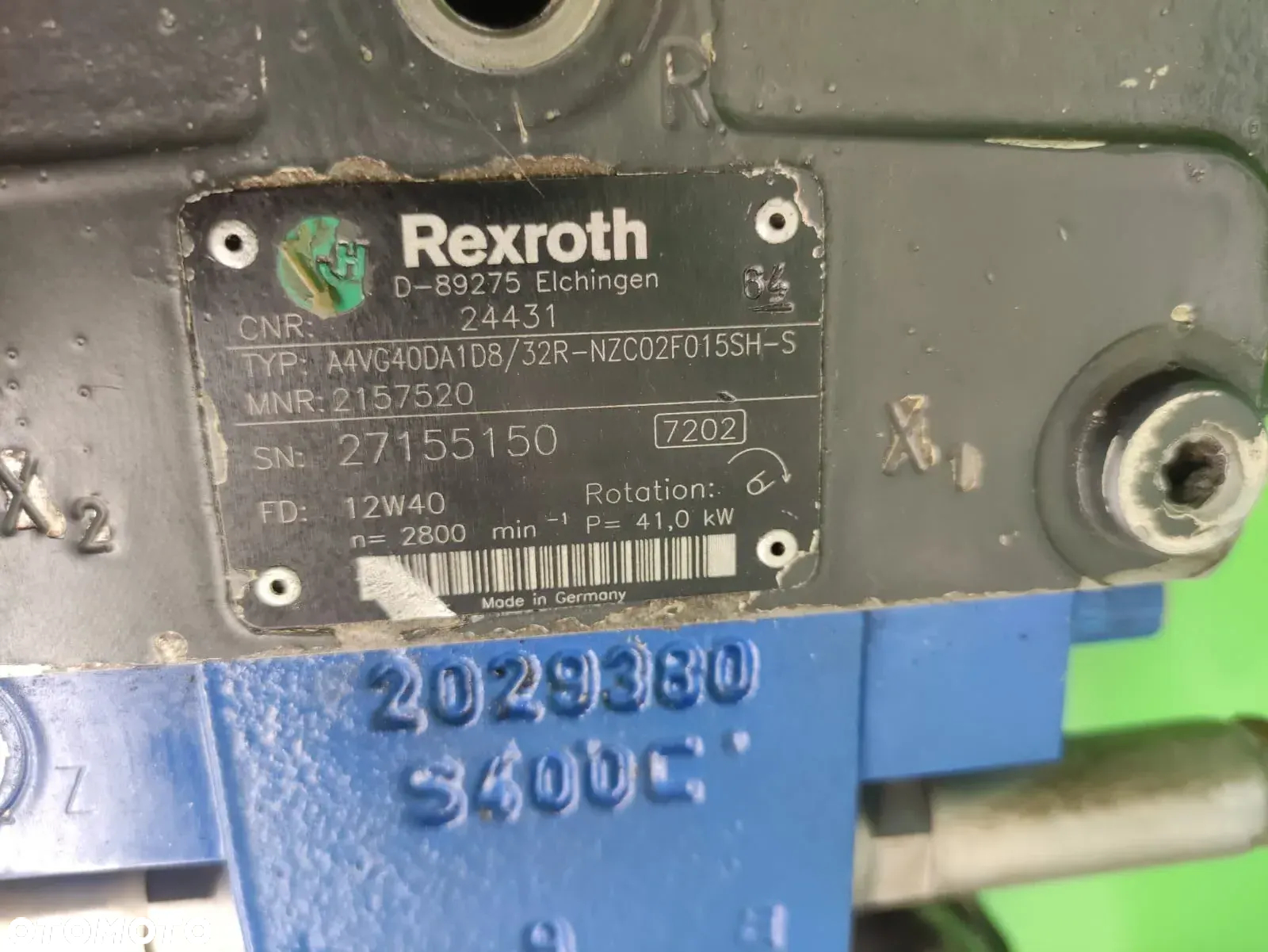 Pompa jazdy A4VG40DA Rexroth R902084884 Weidemann T 5625 - 9