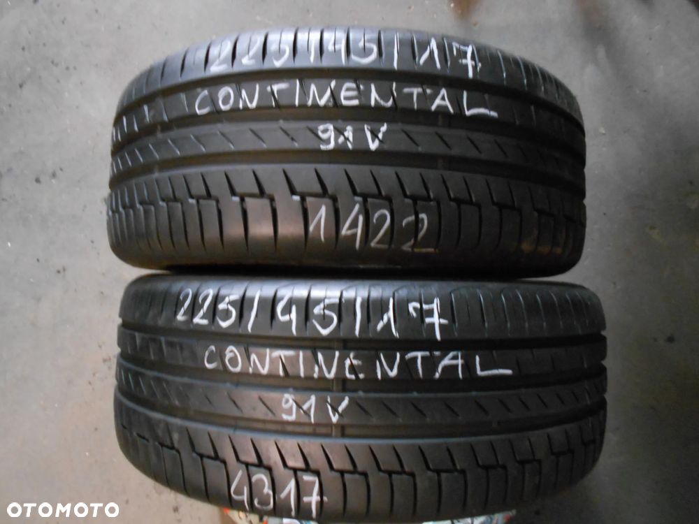 OPONY 225/45R17 CONTINENTAL PREMIUM CONTACT 6 DOT 1422 / 4317 8MM - 1