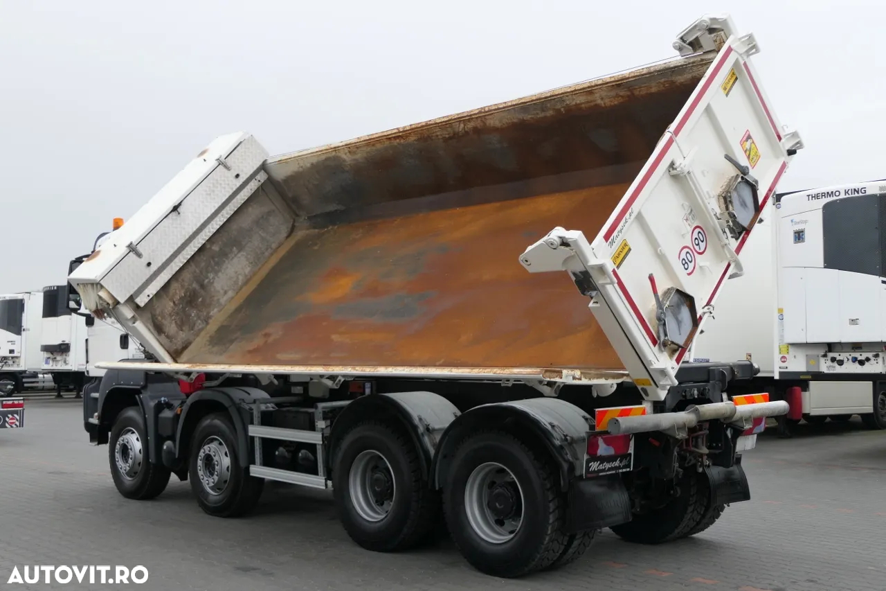 MAN TGS 35.420 / 8x4 / BASCULANTE / HYDROBOARD / EURO 6 / 2018 - 9