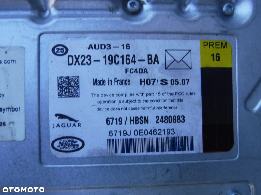 WZMACNIACZ AUDIO LAND ROVER RANGE ROVER SPORT DX23-19C164-BA - 2