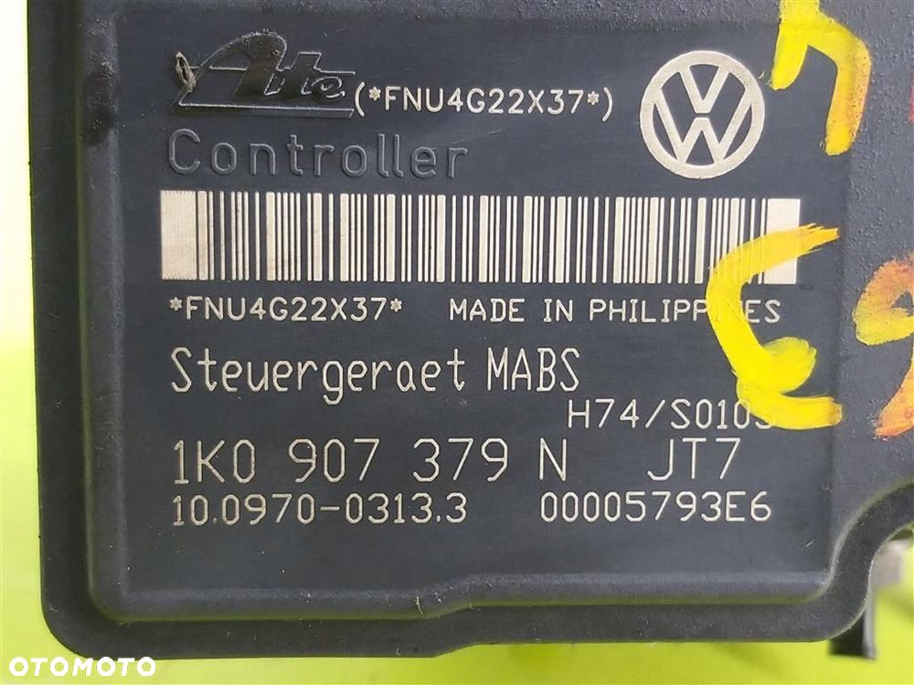 Pompa ABS VW Golf V OCTAVIA II AUDI A3 8P 03-08 ATE 1K0614117F 1K0907379N - 7