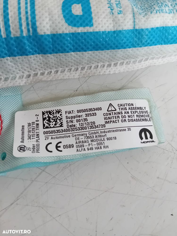 Cortine Airbag Cortina Stanga Dreapta Alfa Romeo Stelvio Q4 2015-2022 - 6