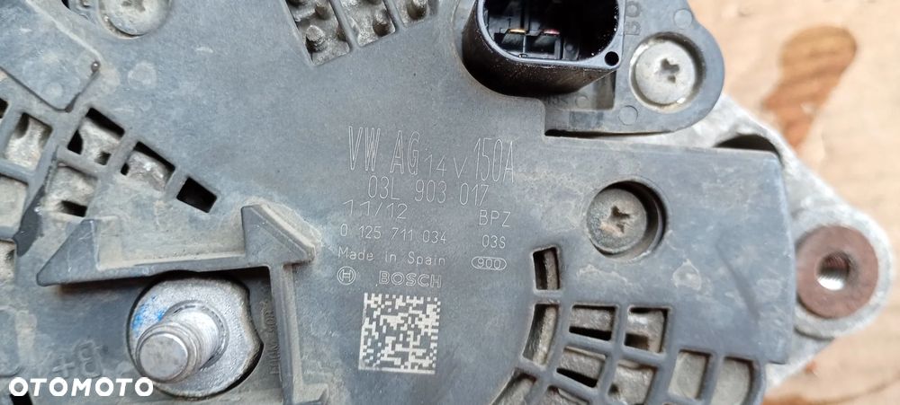 Alternator prądnica Audi A4 B8 Lift 2.0 TDI 03L903017 - 9