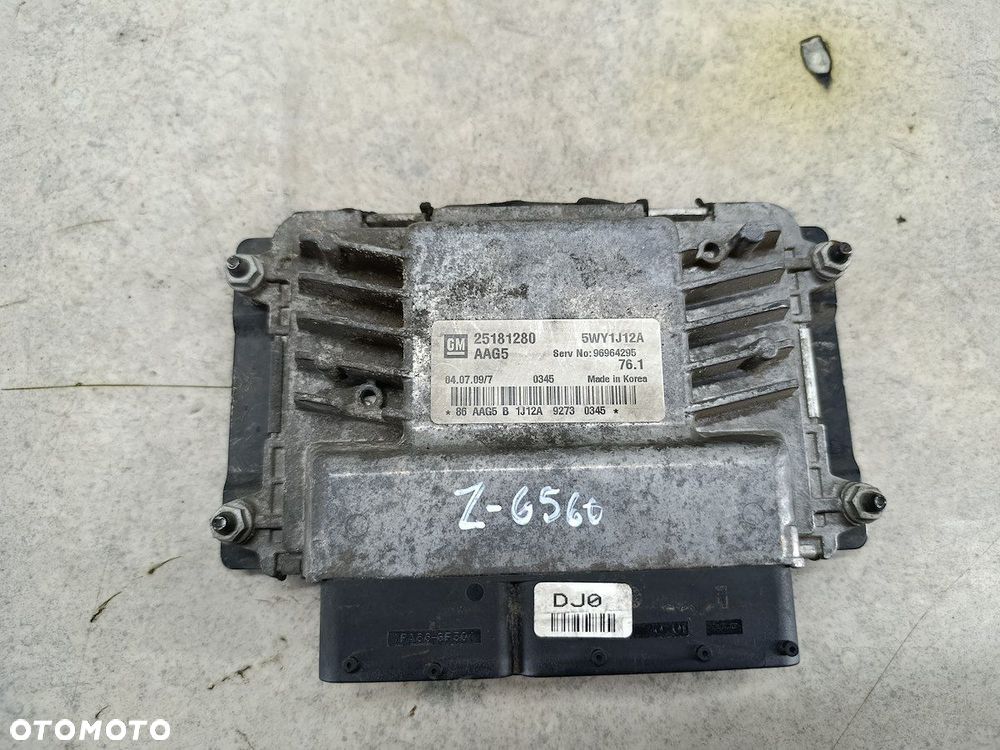 KOMPUTER, STEROWNIK CHEVROLET CRUZE I 25181280 5WY1J12A   1.6 16V - 2