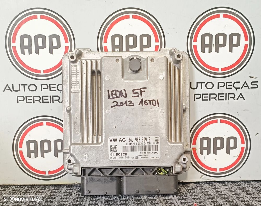 Centralina Audi, Seat, VW, Skoda 1.6 TDI, ref: 04L907309B, 0281018510. - 1