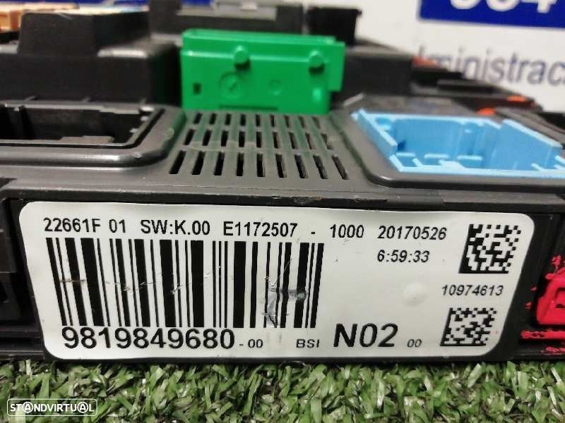 CAIXA RELÉS / FUSÍVEIS CITROEN C4 GRAND PICASSO I 2007 -9819849680 - 3