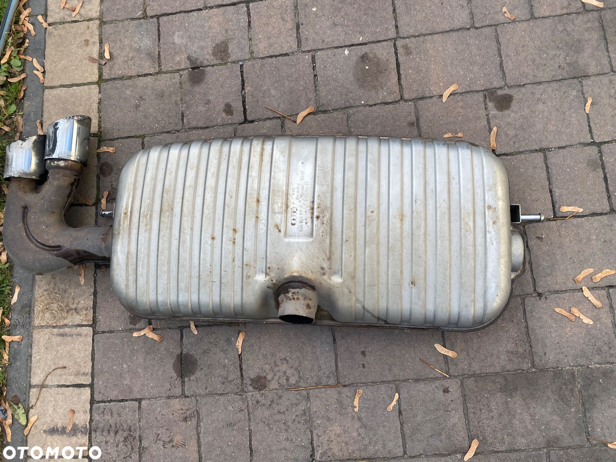 TŁUMIK KOŃCOWY AUDI TT 8J 2.0 TFSI  BD ORG. - 1
