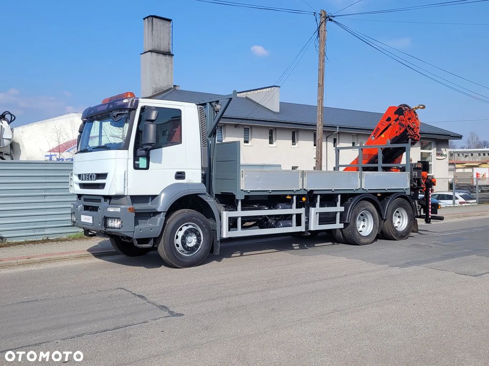 Iveco TRAKKER 260T36 6x4 // HIAB 288 E-6 16m 6 WYSUWÓW // PILOT HDS RADIOWY // MOCNY ŻURAW DŹWIG DUŻY // KLIMA // BLOKADY - 13