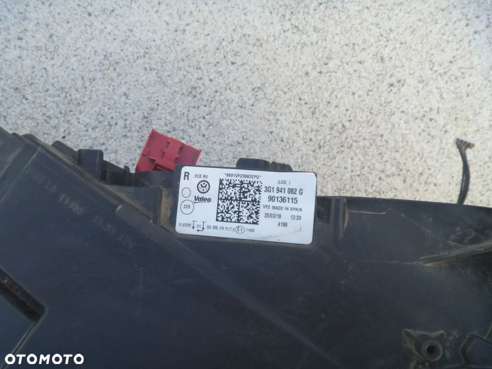 VW VOLKSWAGEN PASSAT B8 LAMPA PRAWA FULL LED 3G1941082G - 3
