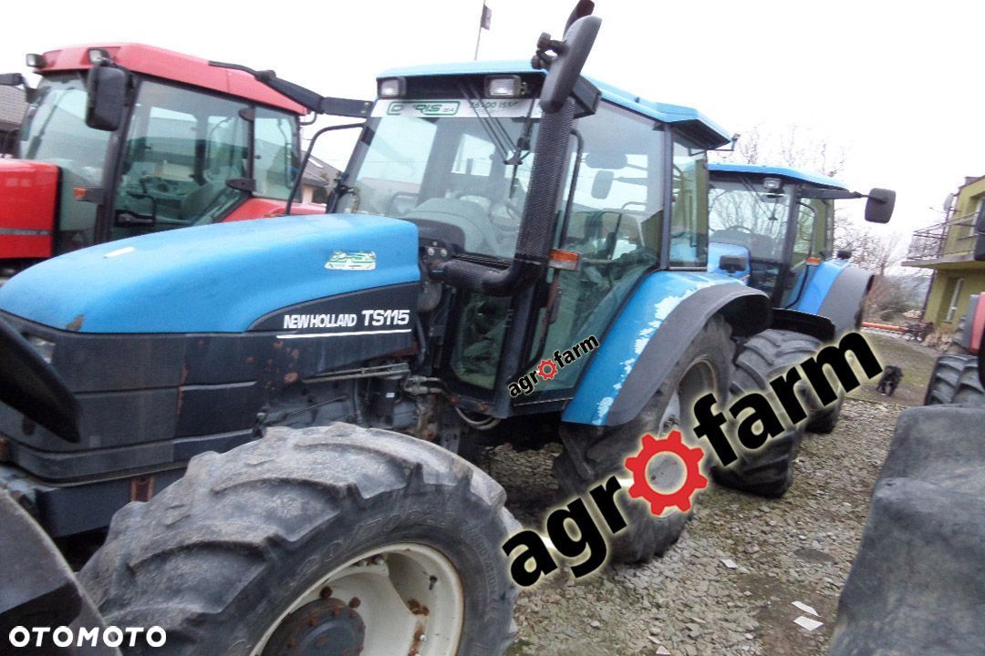 New Holland części  TS 115 110 silnik oś skrzynia zwolnica piasta zębatka obudowa zawór wał głowica - 1