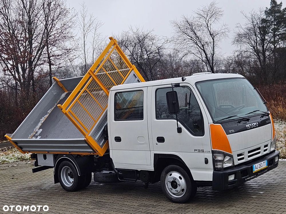 Isuzu NPR 131 CV Doka/Dubel Kabina Wywrotka/Kiper 3-Stronny ! Oryginał ! Przystawka ! Wolny Most  ! Bez Korozji  ! - 7