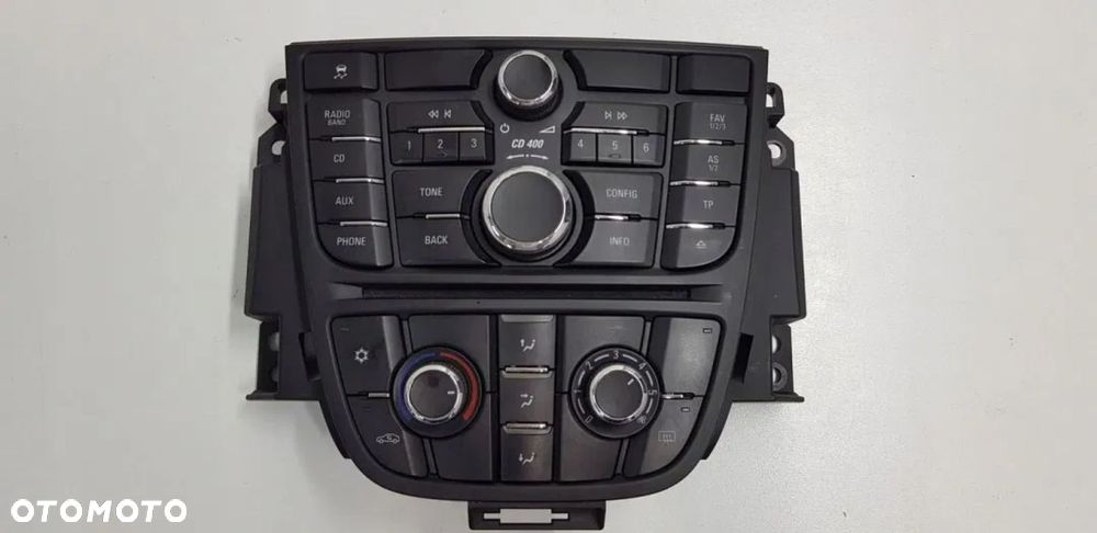 RADIO CD 400 UZZ PANEL WYŚWIETLACZ OPEL ASTRA IV J - 3